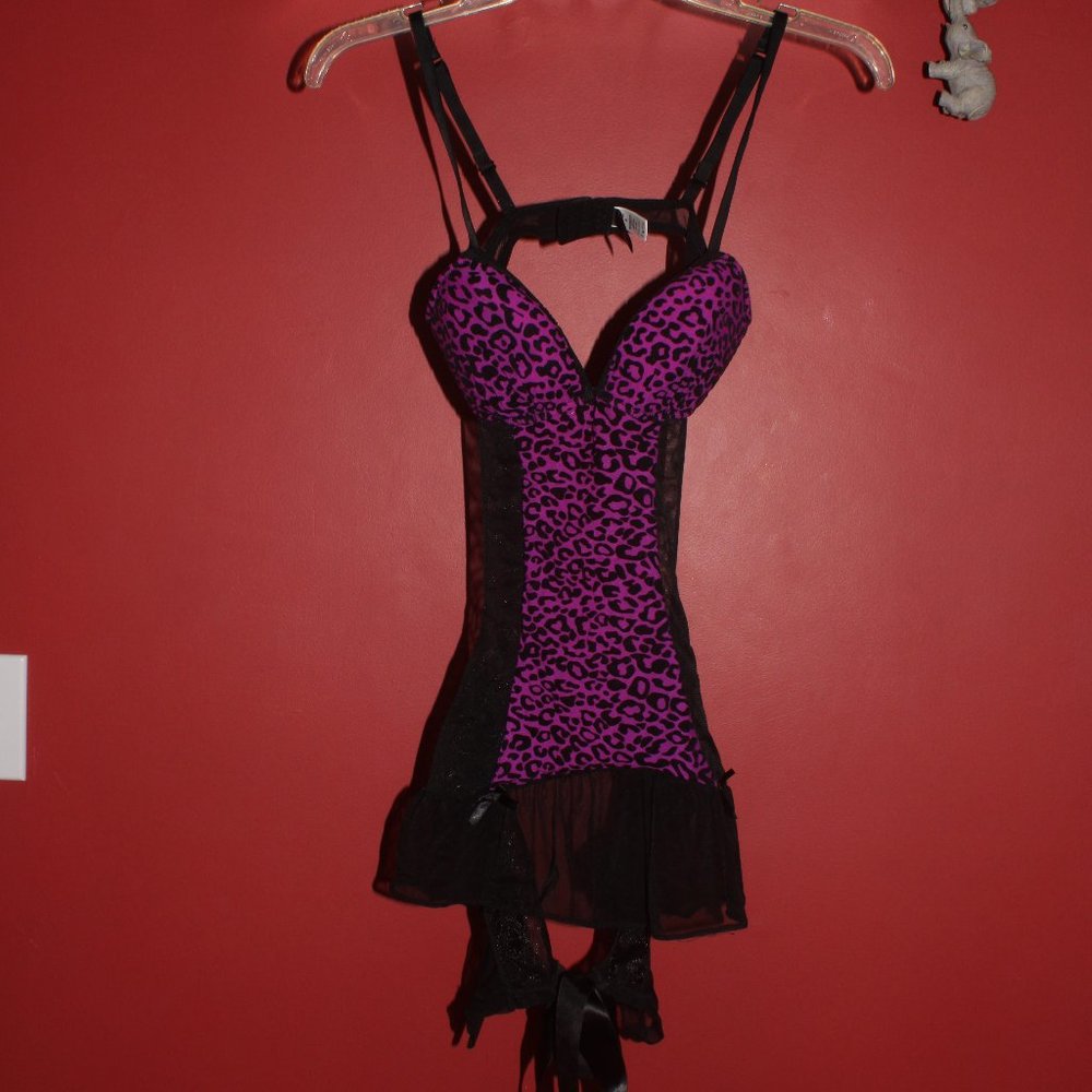 True Desire Animal Print Babydoll